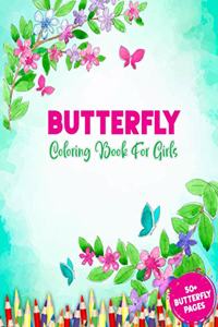 Butterfly Coloring Book For Girls