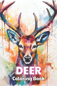 Deer Coloring Book