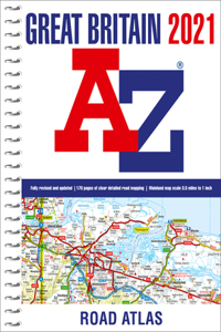 2021 Great Britain A-Z Road Atlas