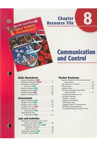 Holt Science & Technology North Carolina Chapter 8 Resource File: Communication and Control, Grade 7