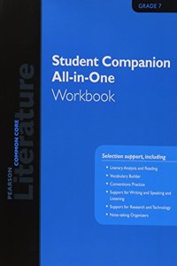 Pearson Literature 2015 Common Core Student Companion All-In-One Workbook Grade 07