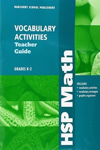 Harcourt School Publishers Math: Vocabulary Kit Grade K