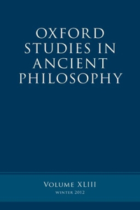 Oxford Studies in Ancient Philosophy