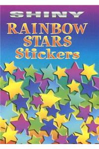 Shiny Rainbow Stars Stickers