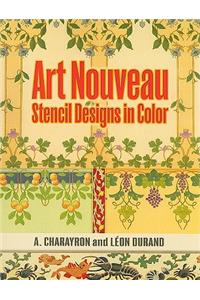 Art Nouveau Stencil Designs in Color