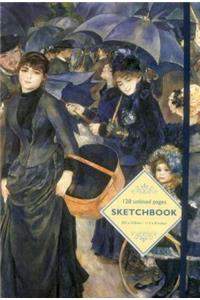 Sketchbook - The Umbrellas: 128-Page Unlined Pages
