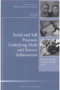 Social and Self Processes Underlying Math and Science Achievement