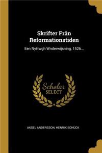 Skrifter Från Reformationstiden