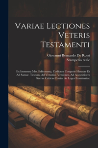 Variae Lectiones Veteris Testamenti