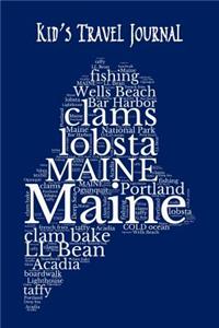 Maine Kid's Travel Journal