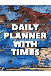 Daily Planner with Times