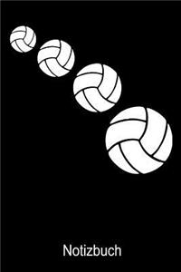 Volleyball Notizbuch: Notizbuch A5 liniert 120 Seiten, Notizheft / Tagebuch / Reise Journal, perfektes Geschenk für Volleyballspieler