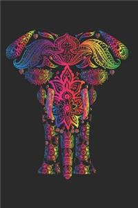 India Elefante Mandala Yoga Meditación Namaste Cuaderno