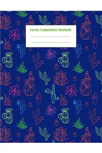 Cactus Composition Notebook