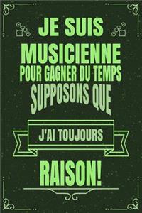 Je Suis Musicienne Pour Gagner Du Temps Supposons Que j'Ai Toujours Raison!