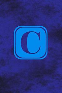 C - Single Letter Monogram Notebook