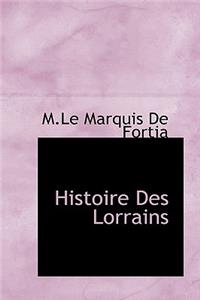 Histoire Des Lorrains