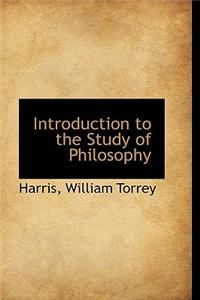 Introduction to the Study of Philosophy