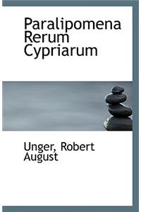 Paralipomena Rerum Cypriarum