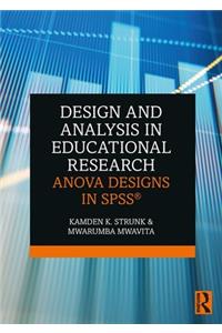 Design and Analysis in Educational Research