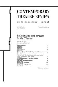 Palestinians and Israelis in the Theatre