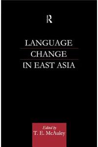 Language Change in East Asia