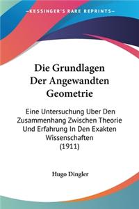 Die Grundlagen Der Angewandten Geometrie