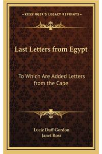Last Letters from Egypt