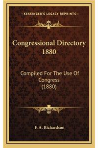 Congressional Directory 1880