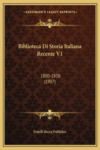 Biblioteca Di Storia Italiana Recente V1