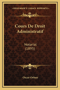 Cours De Droit Administratif