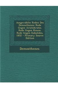Ausgewahlte Reden Des Demosthenes