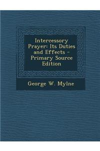 Intercessory Prayer