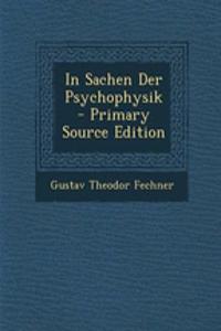 In Sachen Der Psychophysik