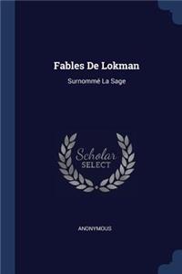 Fables De Lokman