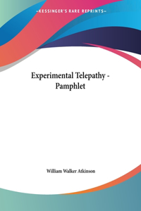 Experimental Telepathy - Pamphlet