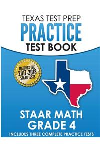 Texas Test Prep Practice Test Book Staar Math Grade 4