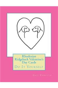 Rhodesian Ridgeback Valentine's Day Cards