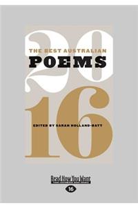 The Best Australian Poems 2016 (Large Print 16pt)