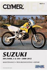 Suzuki DR-Z400E, S & SM Manual Motorcycle (2000-2012) Service Repair Manual