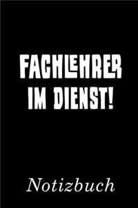 Fachlehrer Im Dienst Notizbuch