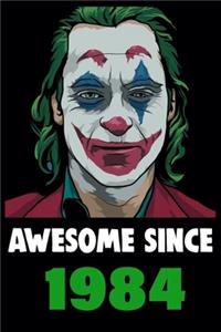 Joker Comic Notebook 1984 Joker Notebook University Graduation gift