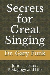Secrets for Great Singing