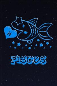 My Cute Zodiac Sign Pisces Notebook