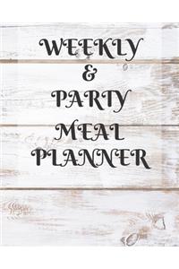 Weekly Meal & Party Planner