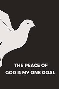 Peace of God is My One Goal