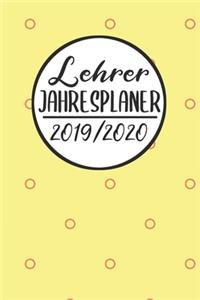 Lehrer Jahresplaner 2019 / 2020