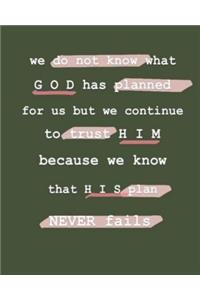 Scripture Weekly Planner