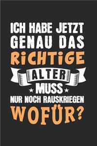 Ich habe jetzt genau das richtige Alter. Muss nur noch rauskriegen wofür!