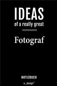 Notizbuch für Fotografen / Fotograf / Fotografin
